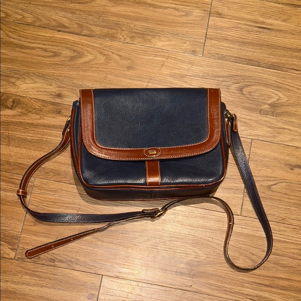 Bally Vintage Leather Crossbody Bag